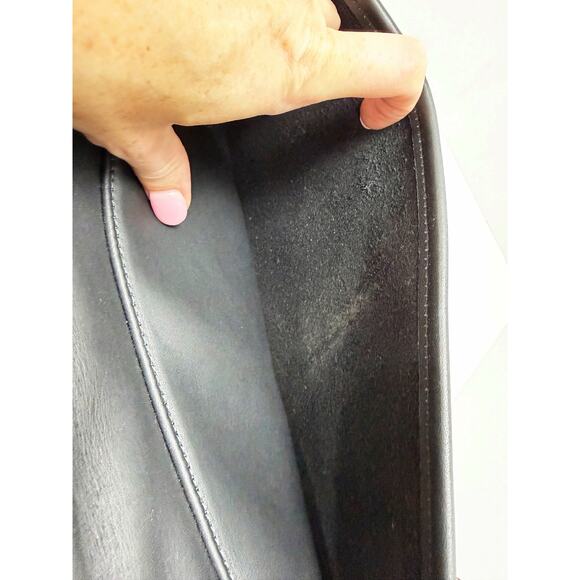 Coach Briefcase 5265 Leather Legacy Lexington Messenger Bag Black/Brass Vintage - Picture 12 of 16